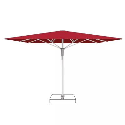 Sonnenschirm, Schirm, Garten, Rot, Basisfuß