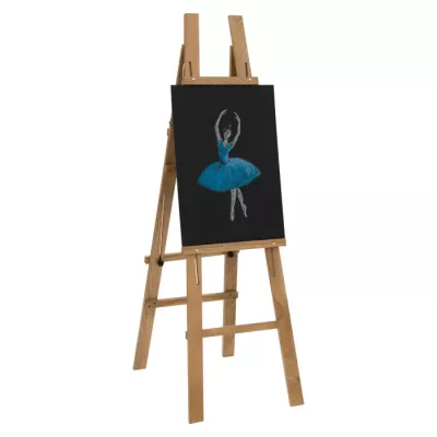 Staffelei, Kunstwerk, Kreidezeichnung, Tänzer, Schwarzboard