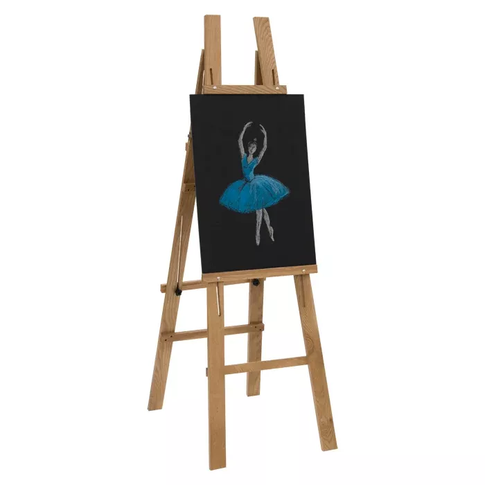 Staffelei, Kunstwerk, Kreidezeichnung, Tänzer, Schwarzboard
