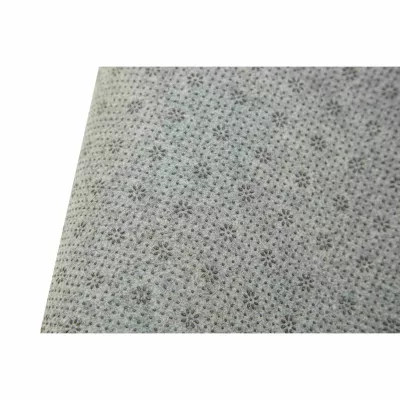 musterstoff, punktmuster, blumenmotiv, strukturierter stoff, grau