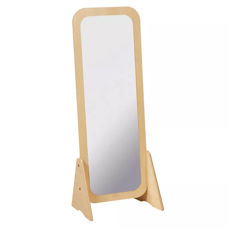 Spiegel, Standspiegel, Holzrahmen, Kleiderspiegel, Vollglas
