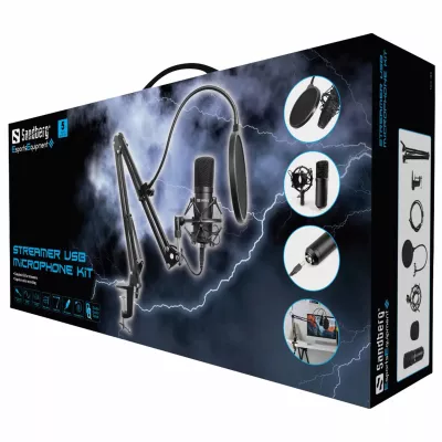 Studiomikrofon, Klebemikrofon-Arm, Pop-Schutz, Kondensatormikrofon, USB-Studioequipment