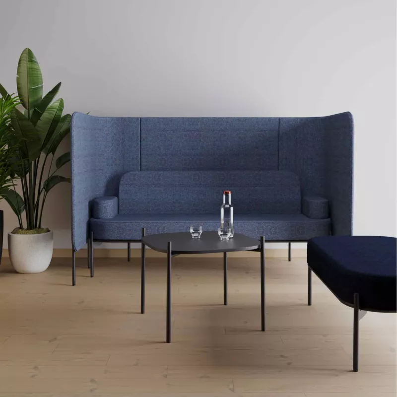 Sofa, Blau, Wohnzimmer, Couchtisch, Bezug