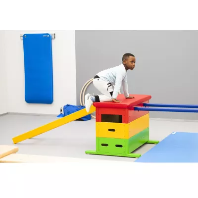 Kletterbank, Kletterstufe, Schwierigkeitsstufe, Kinderturnstuhl, Buntes Spielset