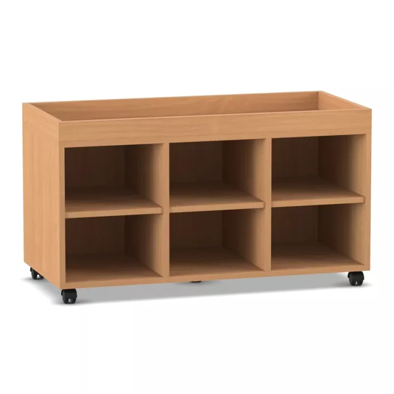 Sideboard, Aufbewahrungsschrank, Holzunit, mobiler Wagen, Regal