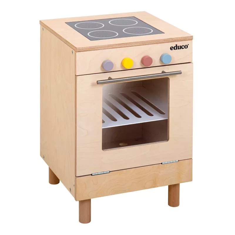 Kinderküche, Holz, Natur, Backofen, Stovetop, Spielküche