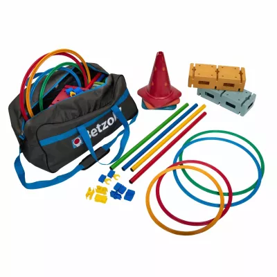 Beachball Set, Hula Hoops, Cones, Junction Blocks, Carrying Bag