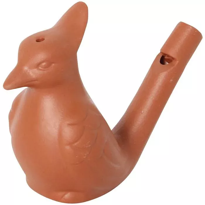 Vogelfigur, Ton-Ton-Orange, Kleiner Kunststoff, Raven/ Vogelfigur, Tierform