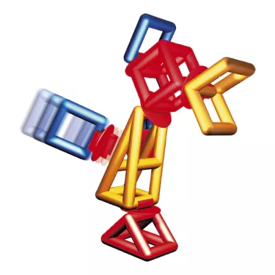 Konstruktion, Bausteine, Modellbau, Baustein-Figuren, Farbige Bausteine