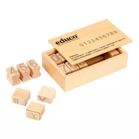 Umriss-Stempel mit Zahlen 0 - 9