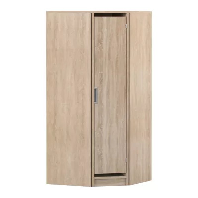 Wandregal, Schrank, Eiche, Holzoptik, Schranktür