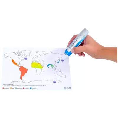 Weltkarte, Weltkarte malen, Marker, Kunstset, Magnetstift