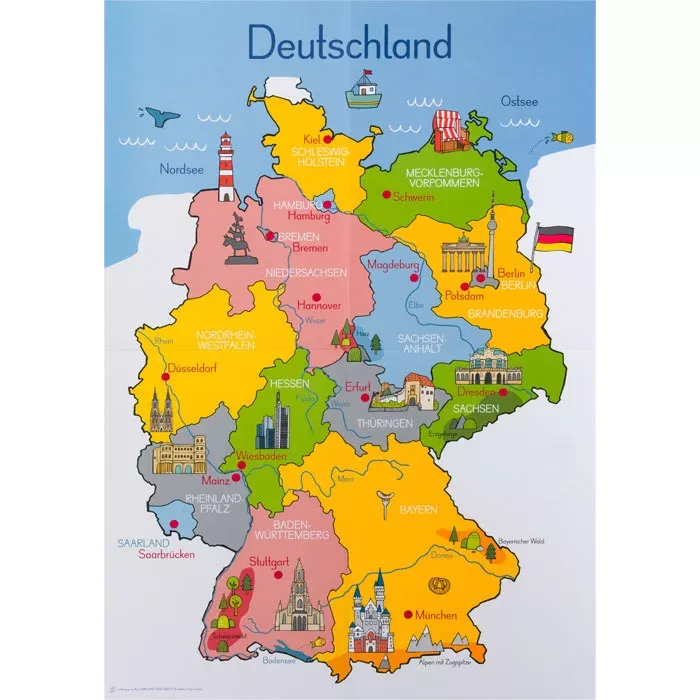 karte, Deutschland, Landkarte, Deutschlandkarte, Sticker?