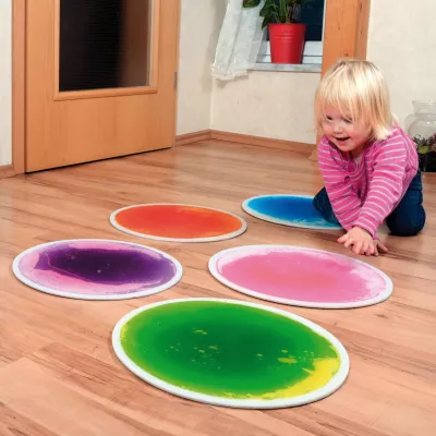 Kinder, Spielpuzzle, Kreise, Schilderfarbe, Sortierfläche