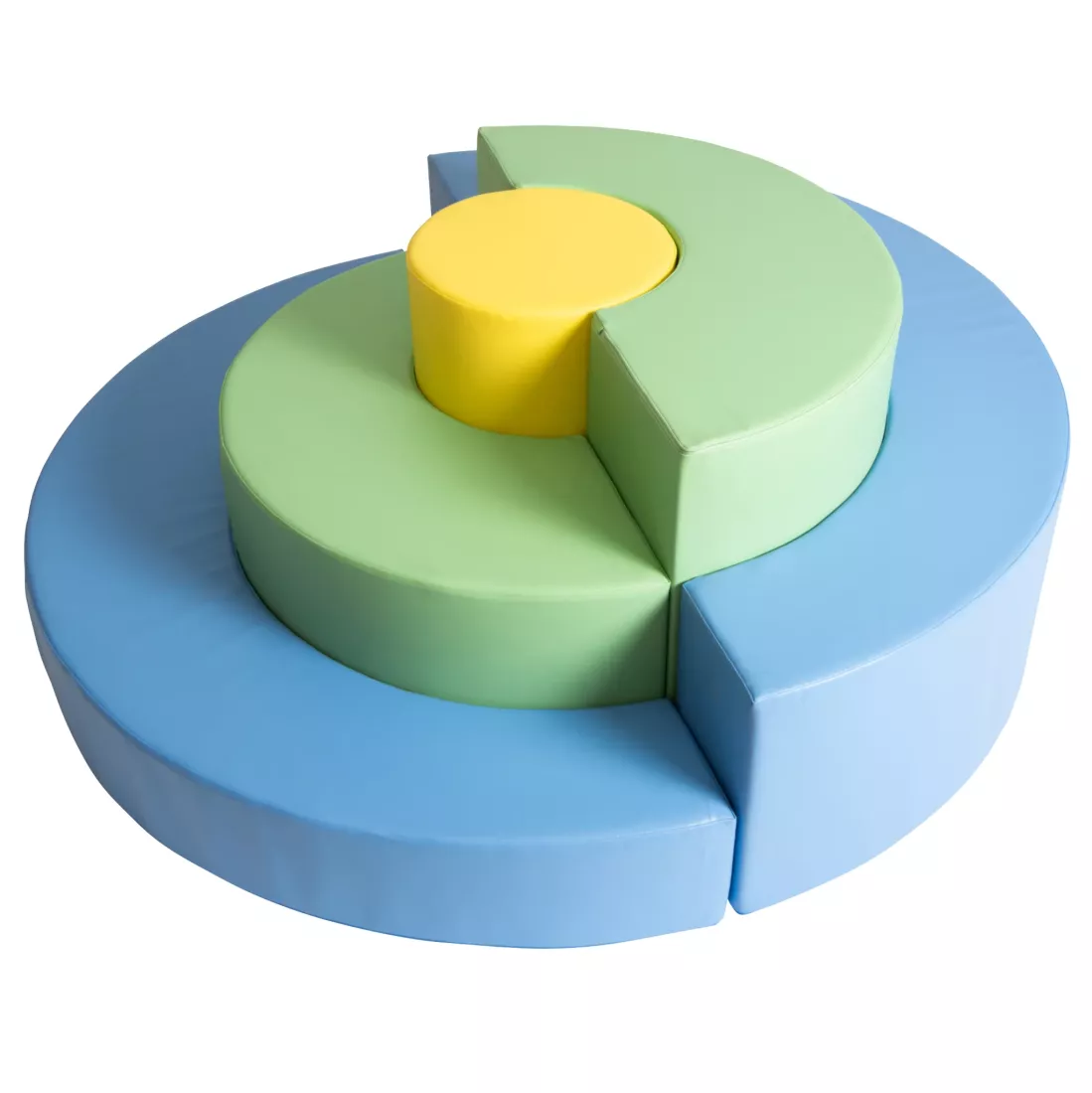 soft-tumble, modular-seating, foam-pads, blau-grün-gelb, gepolsterte-stufen