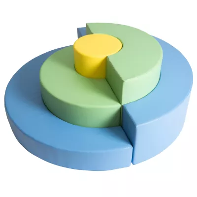 soft-tumble, modular-seating, foam-pads, blau-grün-gelb, gepolsterte-stufen