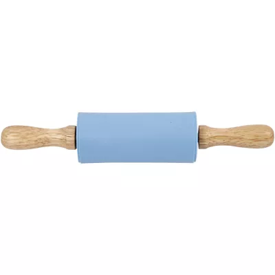 Rolling pin, Holzgriffe, Blau, Küchengerät, Ausrollrolle
