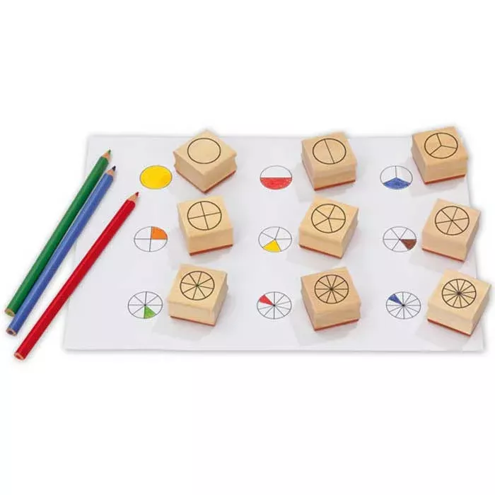 Stempel, Holzstempel, Farben, Kreise, Kartenmaterial