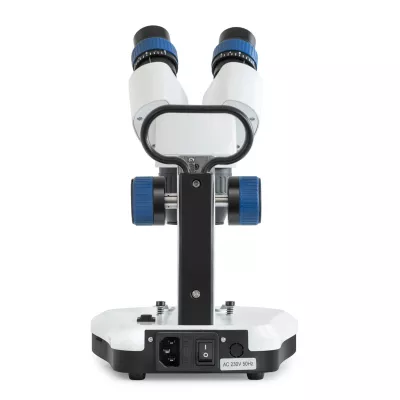 Stereomikroskop, Binokularmikroskop, Vergrößerungsviel, Blue knobs, Stativ