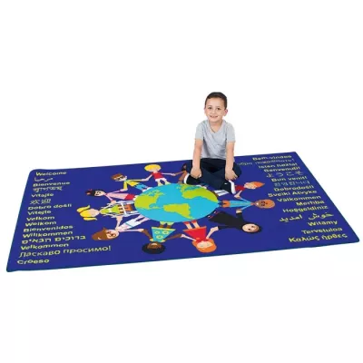Kindermatte, Weltkugel, Matte, Weltkarte, Spielmatte