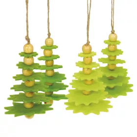 Bastel-Set Filz-Tannenbäumchen