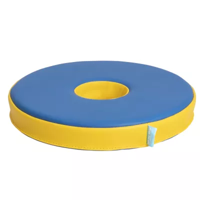 Kissen, Schaumstoffpolster, runder, blau gelb, Badezimmerspielzeug Zubehör