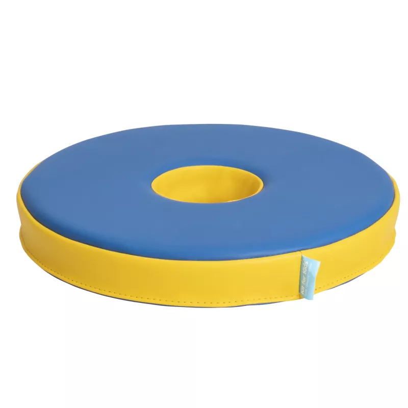 Kissen, Schaumstoffpolster, runder, blau gelb, Badezimmerspielzeug Zubehör