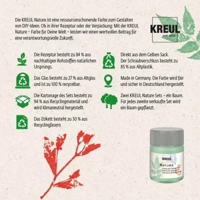 KREUL Nature, Farbmittel, Flasche, Glas, Nachhaltig