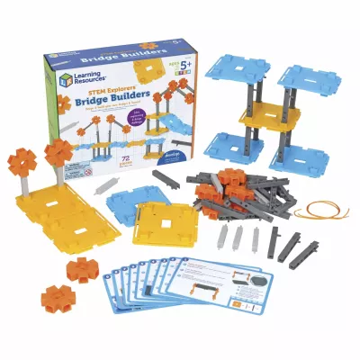 Brücke Baustein, STEM-Kit, Bildungsspielzeug, Bausteine-Set, Zahnräder-Bausteile