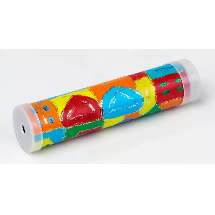 Korken, Kunststoffrolle, Kinderknete, Bunt, Gelbrotrot