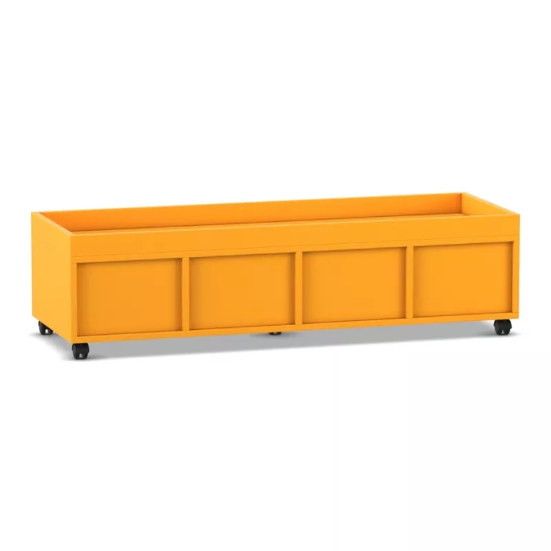 Korbbox, Container, Rollcontainer, Mobil, orange