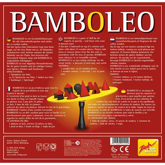 Holzspiel, Brettspiel, Pilzstücke, rote Kegel, gelbe Basis