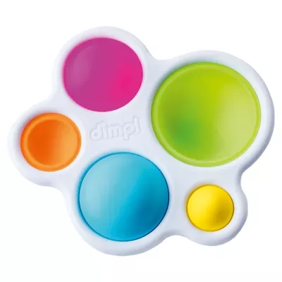 Fidget-Spielzeug, Klickspielzeug, Silikonspielzeug, Farbige Kreise, Buntes Spielzeug