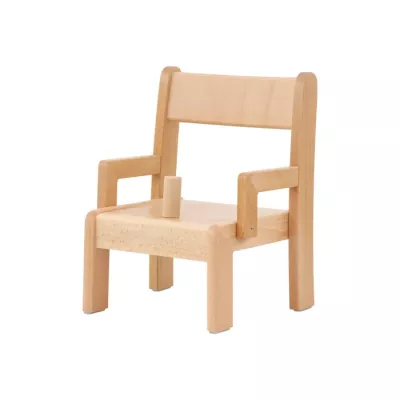 Holzstuhl, Kinderstuhl, Kleinkindstuhl, Naturholz, kleine Möbel