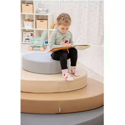 Kinderstuhl, Lesekissen, Rundhocker, Bequeme Sitzfläche, Kinderzimmer