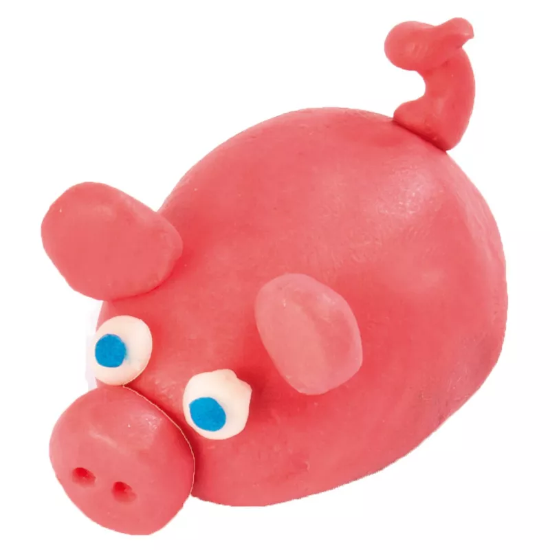 Schwein, Knete, Spielzeug, Pink, Figur