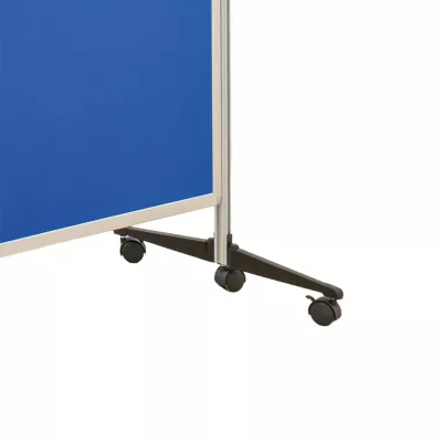 Mobility-Standfuß, Rolllenkasern?, Drehbare Rollen, Konstruktionsbein, Blue panel