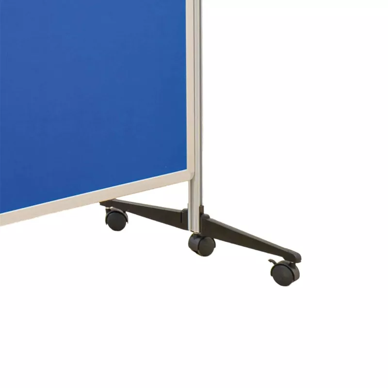 Mobility-Standfuß, Rolllenkasern?, Drehbare Rollen, Konstruktionsbein, Blue panel