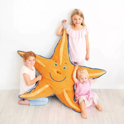 Stern, Kinderdecke, Kinderkissen, Sternenspielzeug, Stofftuch