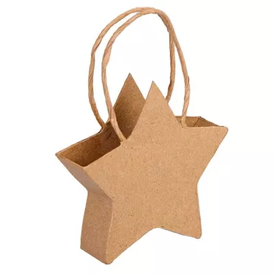 Stern, Sterne-Körbchen, Dekoration, Hängekorb, Korkmaterial