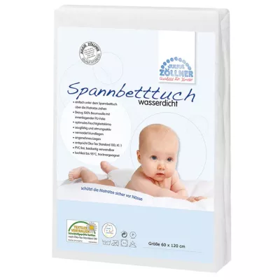 Spannbettuch, Wasserdicht, Baumwolle, Matratzenbezug, Baby
