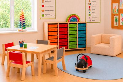 Kinderzimmer, Spielzeug, Kleinteile, Holzstuhl, Aufbewahrung