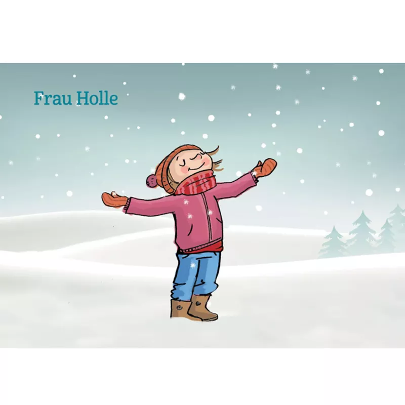 Kinderfigur, Winter, Schnee, Mantel, Schuhe
