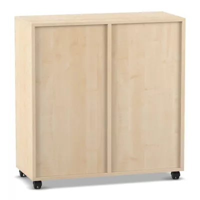 Schrank, Schiebetür, Holz, Kastenwagen, rollbar