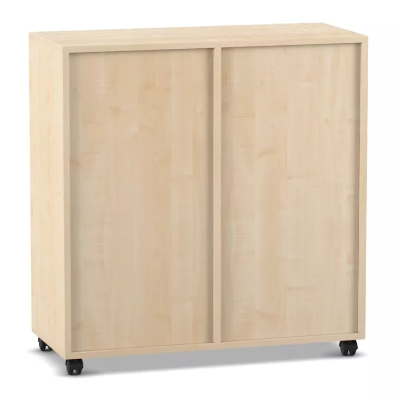 Schrank, Schiebetür, Holz, Kastenwagen, rollbar