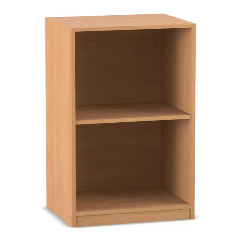 Regal, Bücherregal, Holzoptik, offenes Fachregal, Korpus: Holz