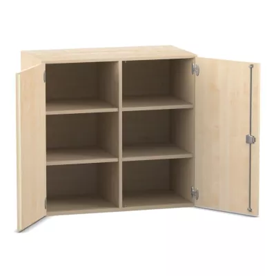 Schrank, Vorratsschrank, Regal, Holz, Schranktüren