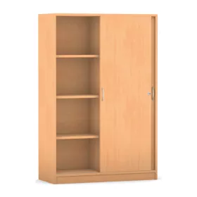 Mittelhoher Schiebetürenschrank - Breite: 94,4 cm