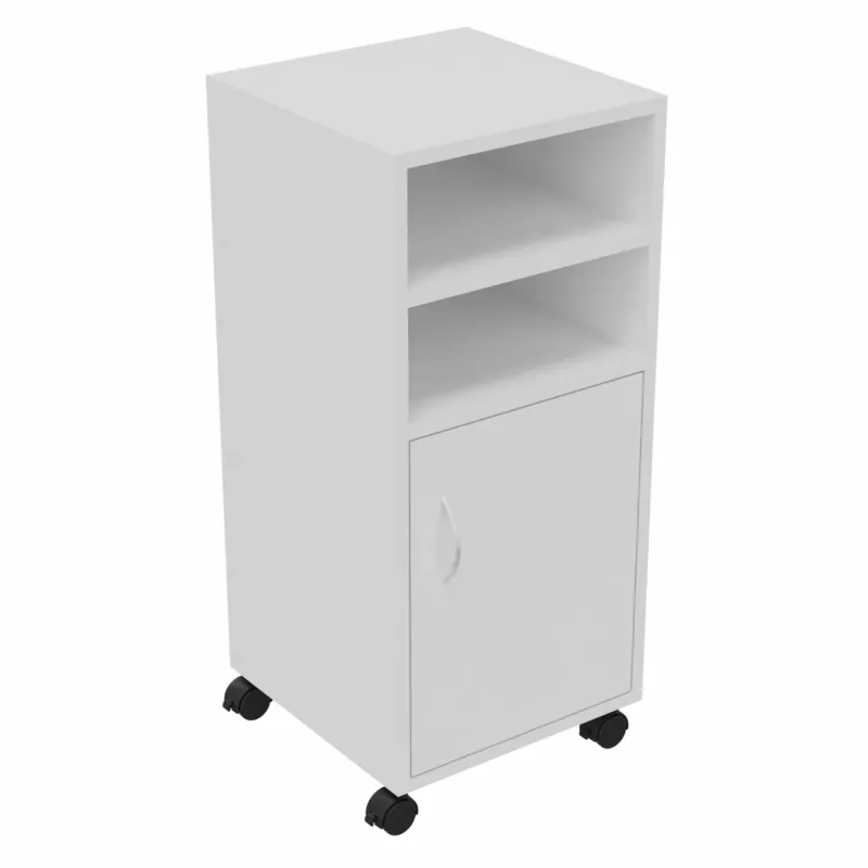 Beistellschrank, Rollregal, Schrank mit Tür, Schubladeneinheit, Rollbare Möbel