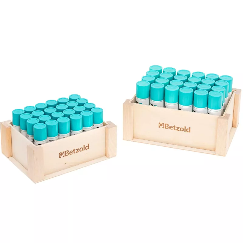 lip balm, lipstick, stick, turquoise, wooden display